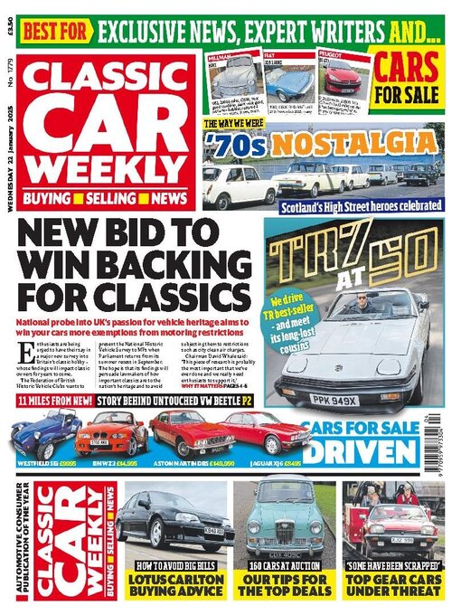 Title details for Classic Car Weekly by H BAUER PUBLISHING LIMITED - Available